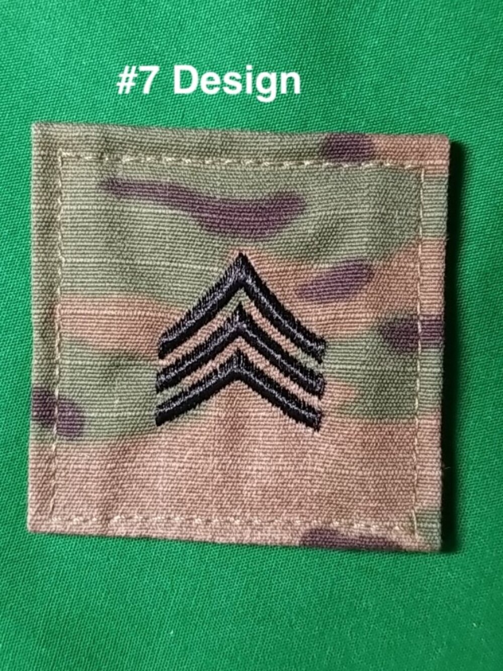 US Army Issued 09/2018 SGT/E5 Rank OCP w/ Hook Sergeant 8455016451632 #7